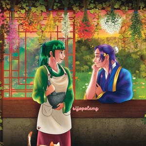 Jinshi&#39;s Gift Print || Apothecary Diary || Anime Prints