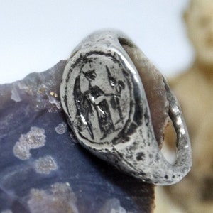 Silver nike ring Etsy France