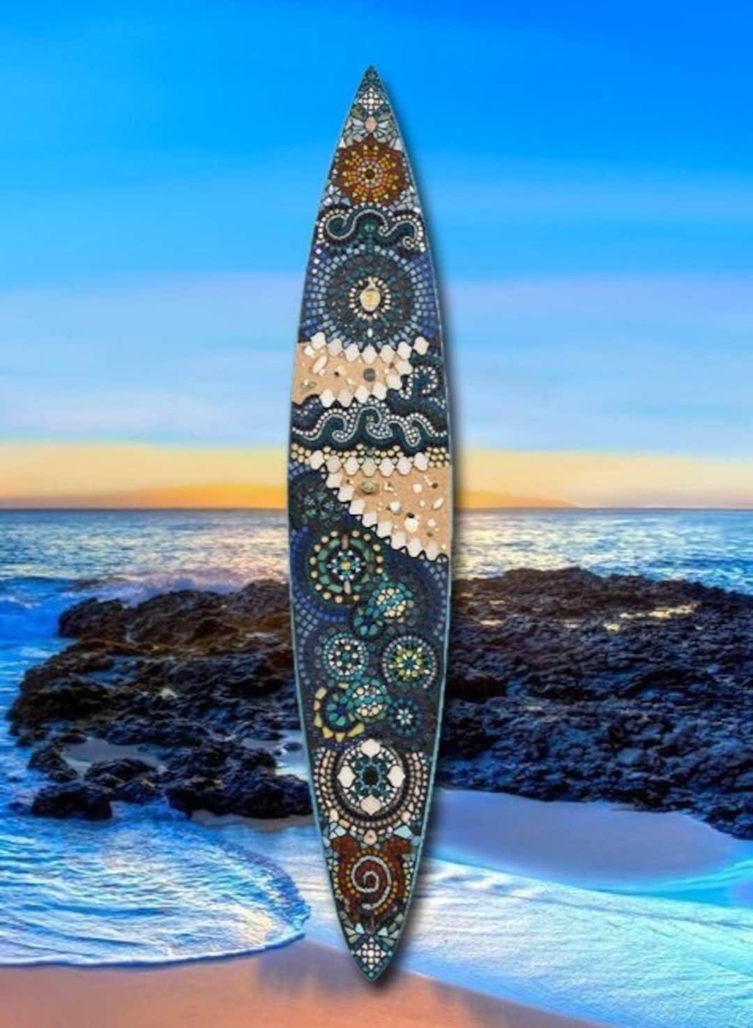 Ocean Cathedral Mosaic Surfboard - Etsy