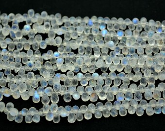 Pietra Acquamarina Naturale 5x10 Mm, Acquamarina Sfaccettata A Forma Di Marchesa, 1 Carato, Acquamarina Trasparente Per La Creazione Di Gioielli - Italia - Foto 10