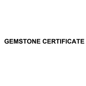 Gemstone And Diamond Certificate