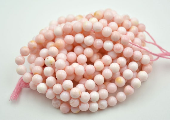 Quarzo Rosa Lotto Perline Opale Rosa Naturale - 8mm, Forate, Per Creazione Gioielli Fai-da-Te, Più Di 25 Pezzi Lotto Wholesale 25 Pezzi - Foto 4