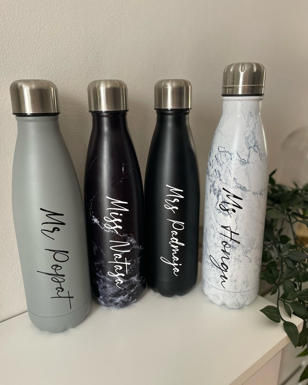 Personalised Water Bottle, Secret Santa Gift, Christmas Gift, Birthday