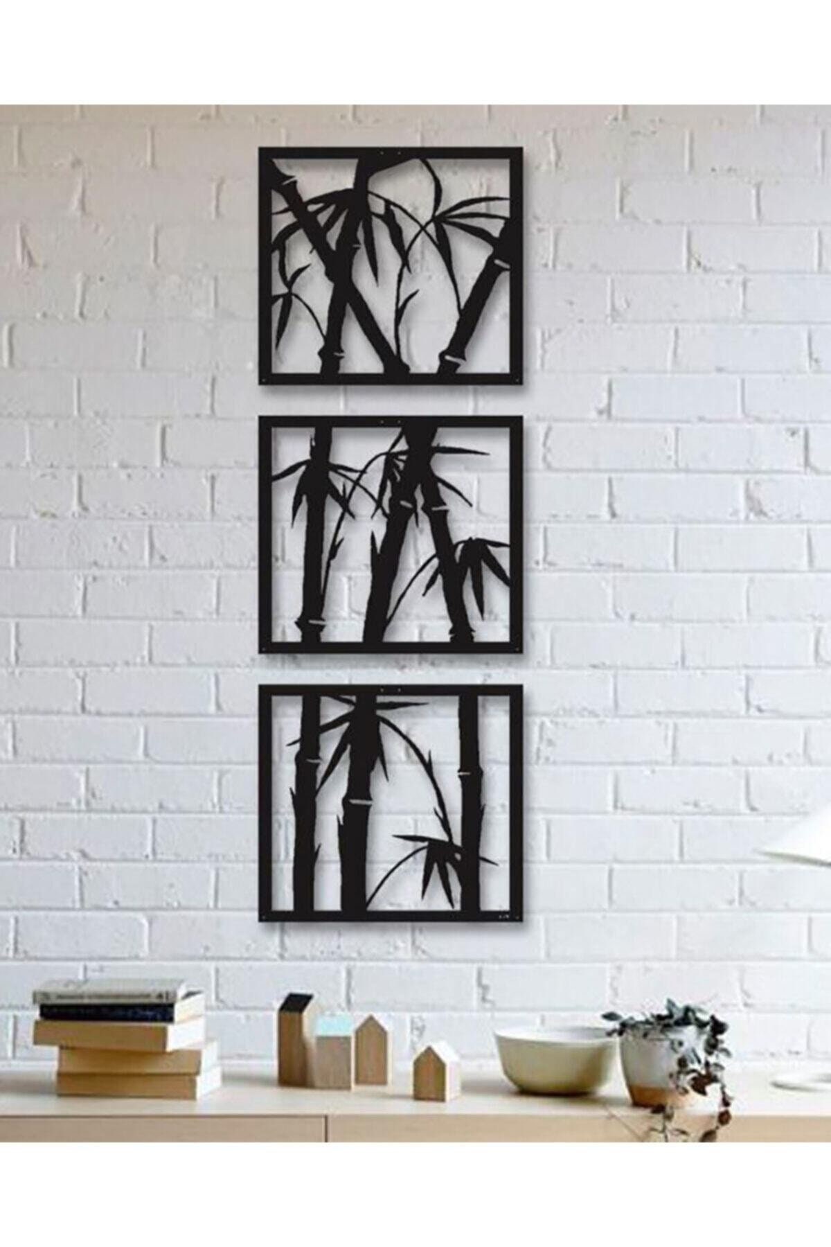 Palm Wall Decor 3 Pieces Etsy