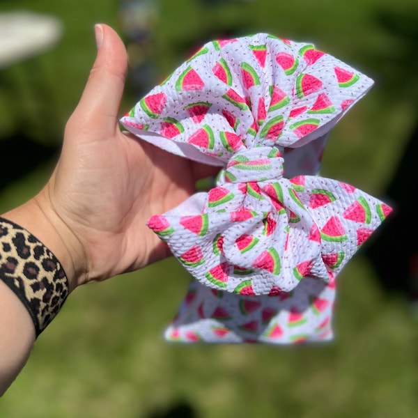 Little girl big bow headwrap/headband