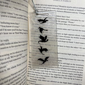 Fourth wing/iron flame/onyx storm /dragon bookmark