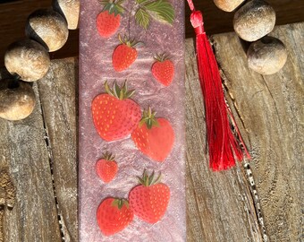 Strawberries and creme bookmark