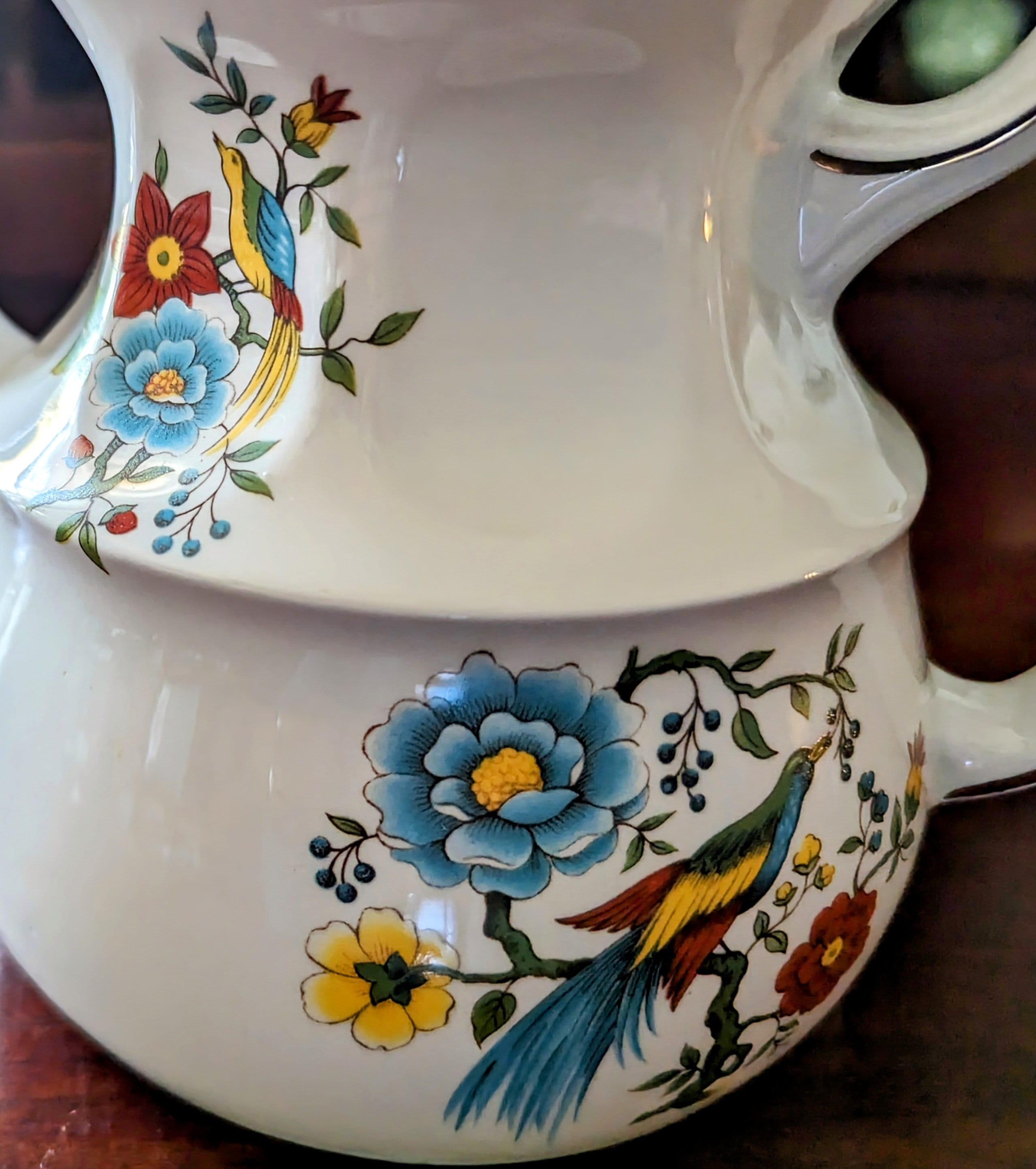 Vintage Woods and Sons Ironstone Teapot Ellgreave Etsy