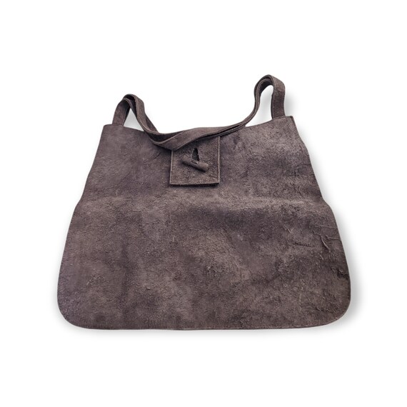 Vintage Leather Messenger Bag/ Tote Bag,  Made In… - image 4