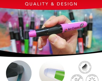 Marabu Art Crayons for Mixed Media - 26 Watercolor Crayons for