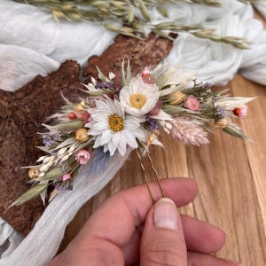 Dried flower hair accessories | Hairpin | Spring & Summer | Hair accessories | Floral decoration pastel colored