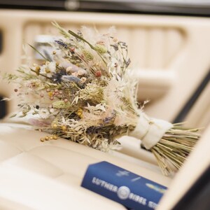 Dried flowers meadow bouquet bridal bouquet colorful image 4