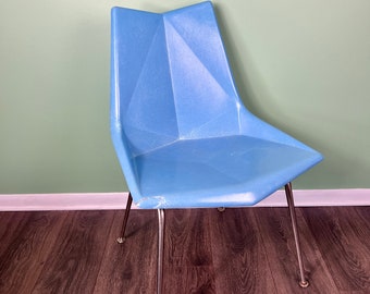 Fiberglass Origami Chair by Paul McCobb