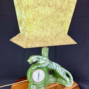 Vintage 50s Fiberglass Lamp - Etsy