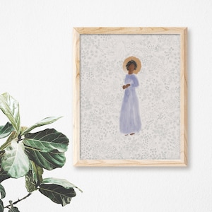 Blessed Virgin Mary | Our Lady of Kibeho | Catholic Art Print | Mother of God | Stella Maris