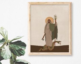 Saint Joseph Terror of Demons | Catholic Art Print