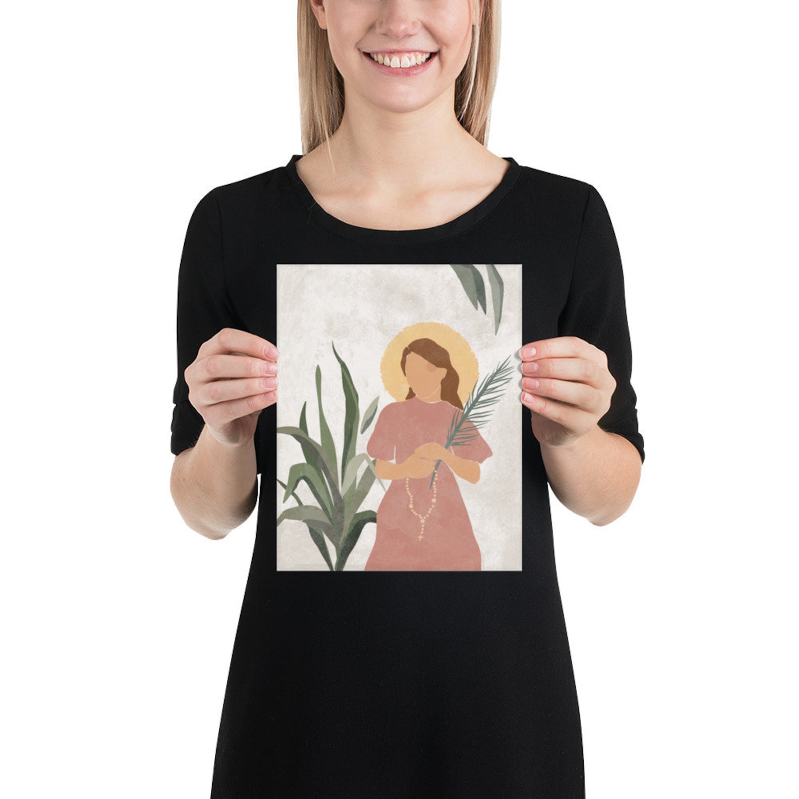 Saint Maria Goretti | Catholic Art Print | Baptism Gift | Confirmation ...