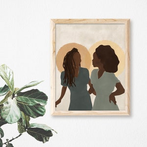 Saints Perpetua and Felicity | Catholic Art Print | Religious Home Decor | Baptism Gift | Confirmation Gift