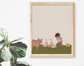 Child Jesus Praying | Religious Artwork | Christian Home Decor