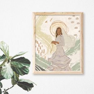 Our Lady Undoer of Knots | Catholic Art Print | Modern Catholic Art