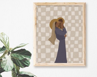 Mary and Jesus | Catholic Art Print