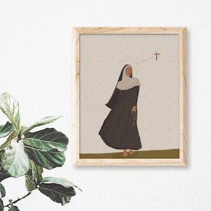 Saint Rita of Cascia | Catholic Art Print