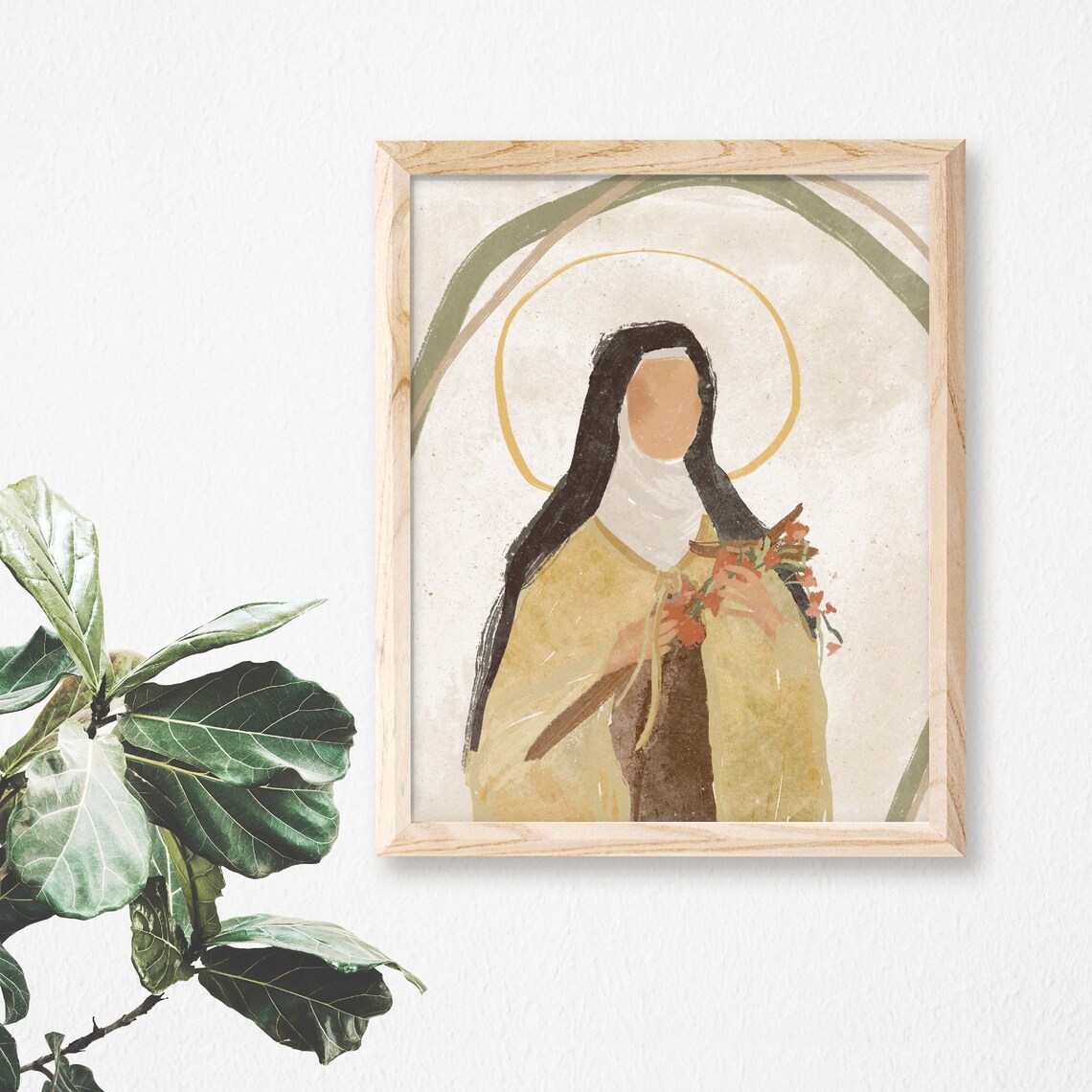 Saint Therese of Lisieux | Catholic Art Print | Feast Day | Patron ...