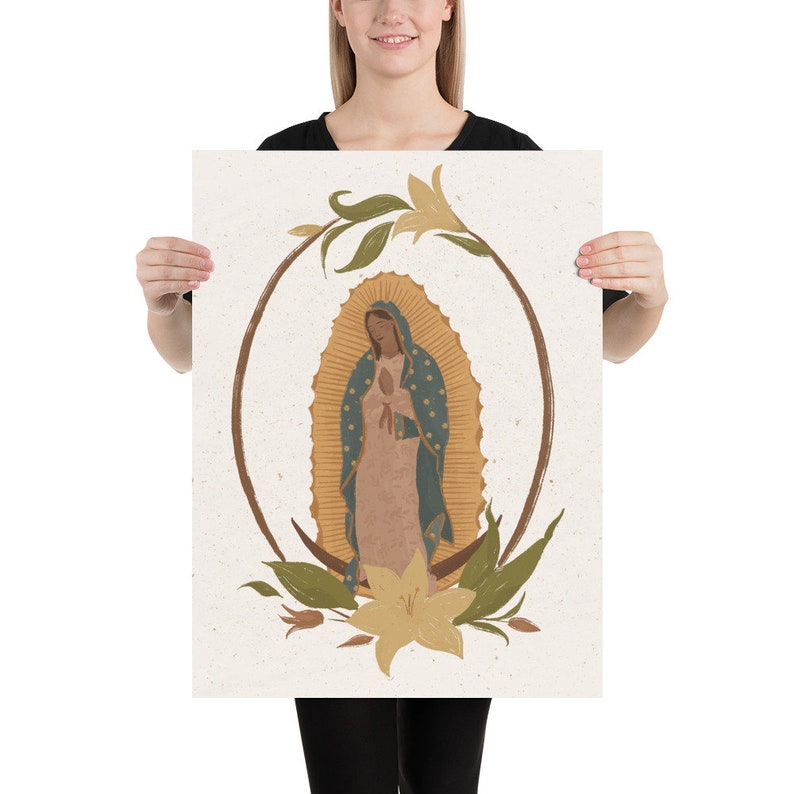 Our Lady of Guadalupe | Catholic Art Print - Etsy