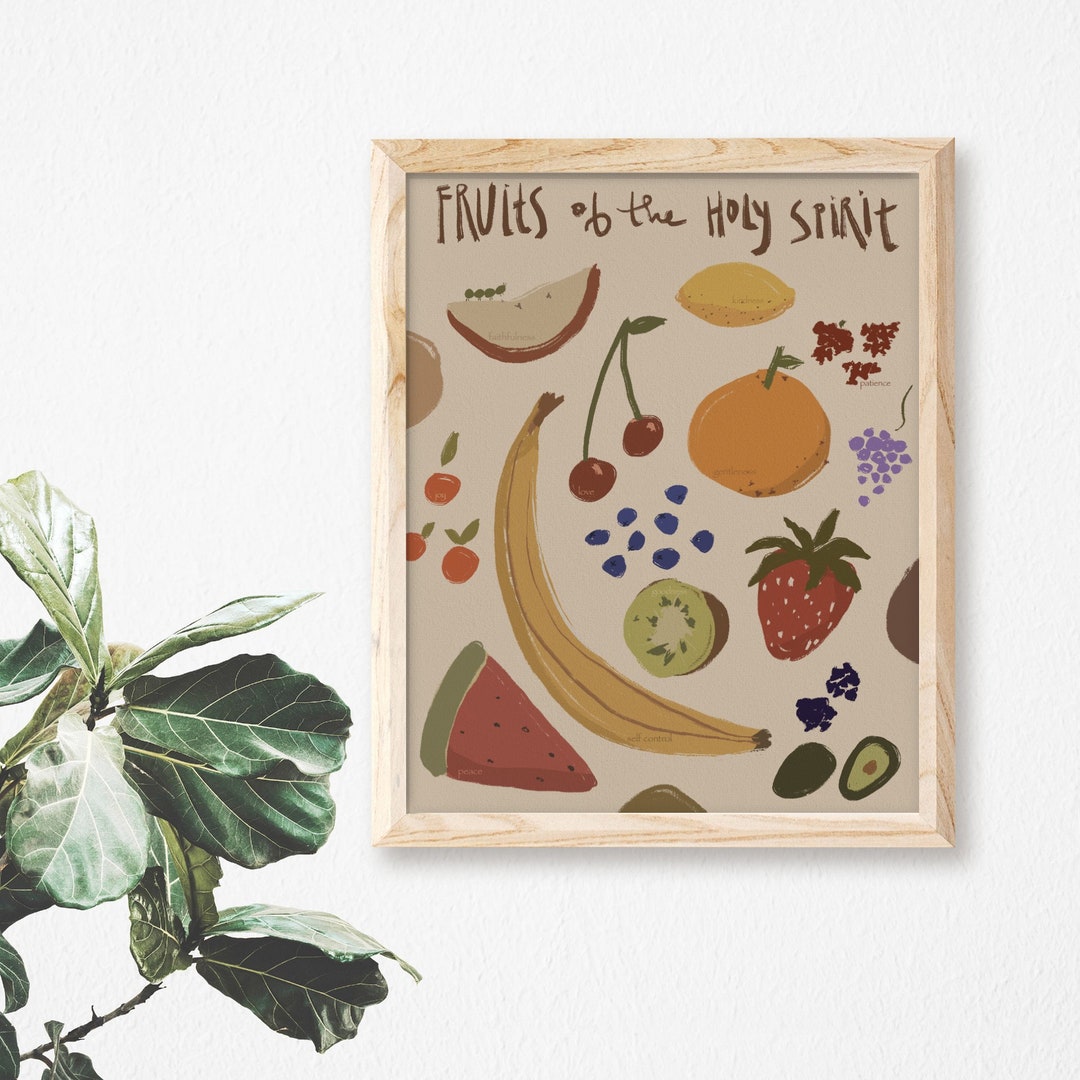 Fruits of the Holy Spirit | Catholic Art Print - Etsy