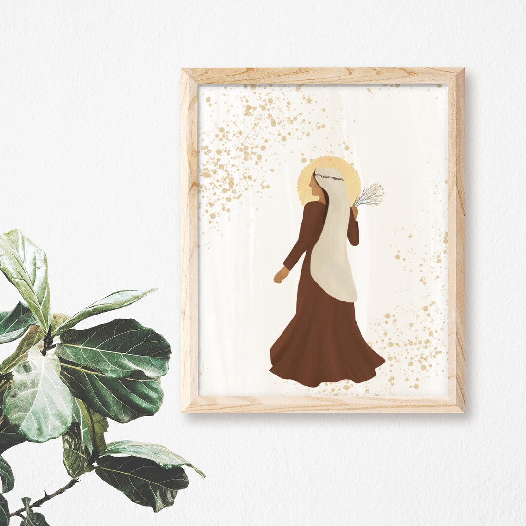 St. Catherine of Siena | Catholic Art Print | Religious Painting | Home ...