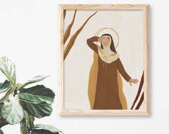 Saint Therese the Little Flower | Catholic Art Print