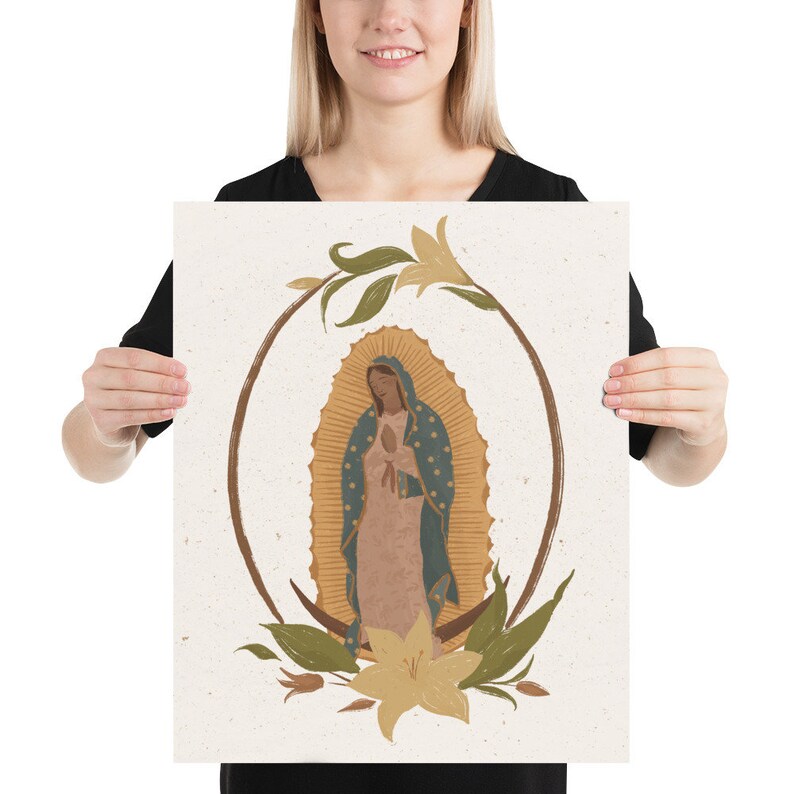 Our Lady of Guadalupe | Catholic Art Print - Etsy