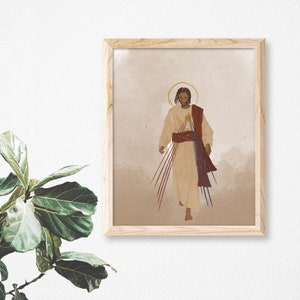 Divine Mercy | Catholic Art Print | Jesus I Trust In You | Sister Faustina