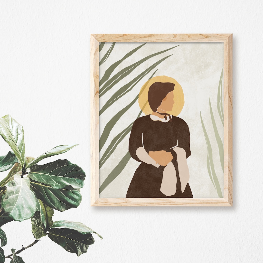 Saint Elizabeth Ann Seton | Catholic Art Print | Roman Catholic Saint ...