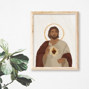 Sacred Heart of Jesus | Catholic Art Print