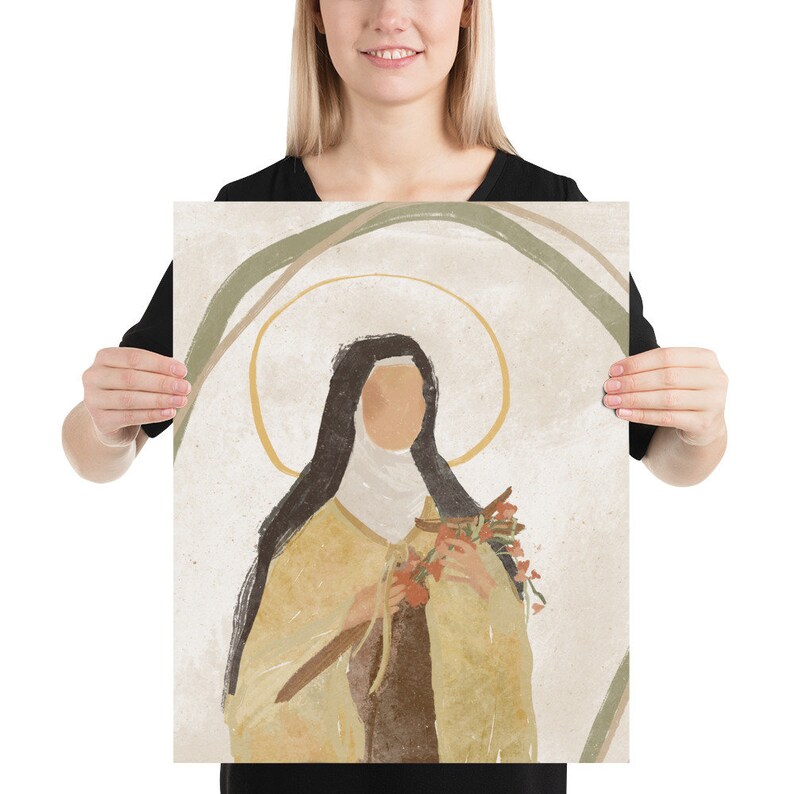Saint Therese of Lisieux | Catholic Art Print | Feast Day | Patron ...