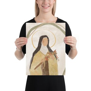 Saint Therese of Lisieux | Catholic Art Print | Feast Day | Patron ...