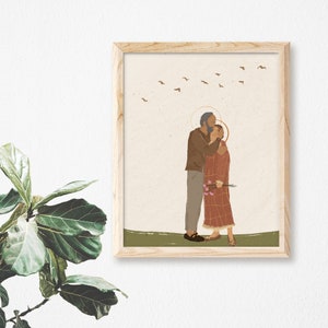 Saints Zelie and Louis Martin | Catholic Art Print