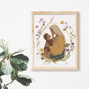 Madonna and Child | Catholic Art Print