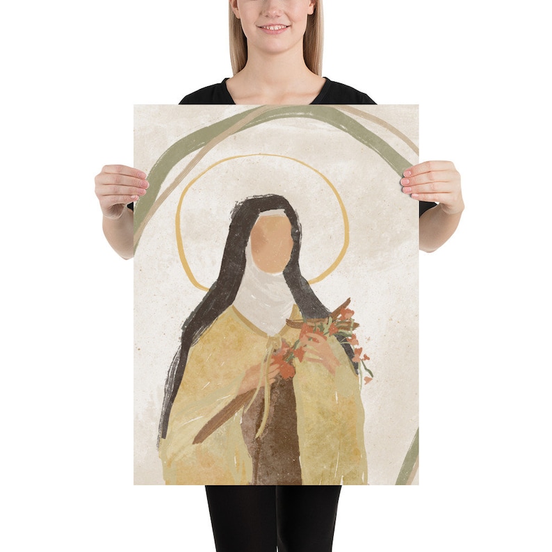 Saint Therese of Lisieux | Catholic Art Print | Feast Day | Patron ...
