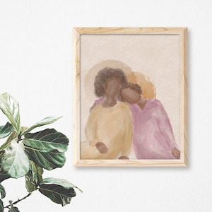 Saint Perpetua and Felicity | Catholic Art Print | Religious Watercolor | Christian Home Decor