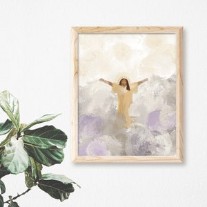 The Assumption on Mary into Heaven | Catholic Art Prints | Glorious Mysteries of the Rosary | Religious Wall Art | Christian Home Decor