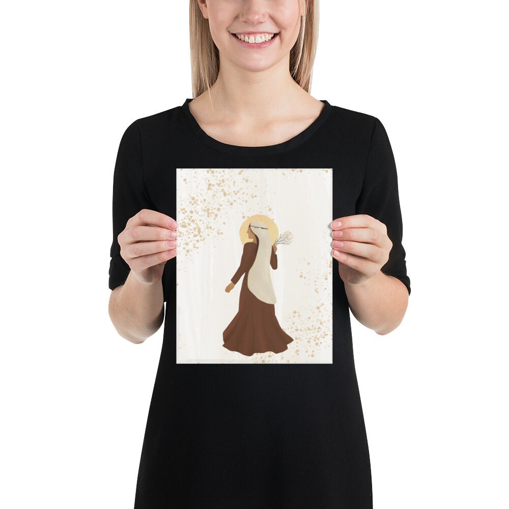 St. Catherine of Siena | Catholic Art Print | Religious Painting | Home ...