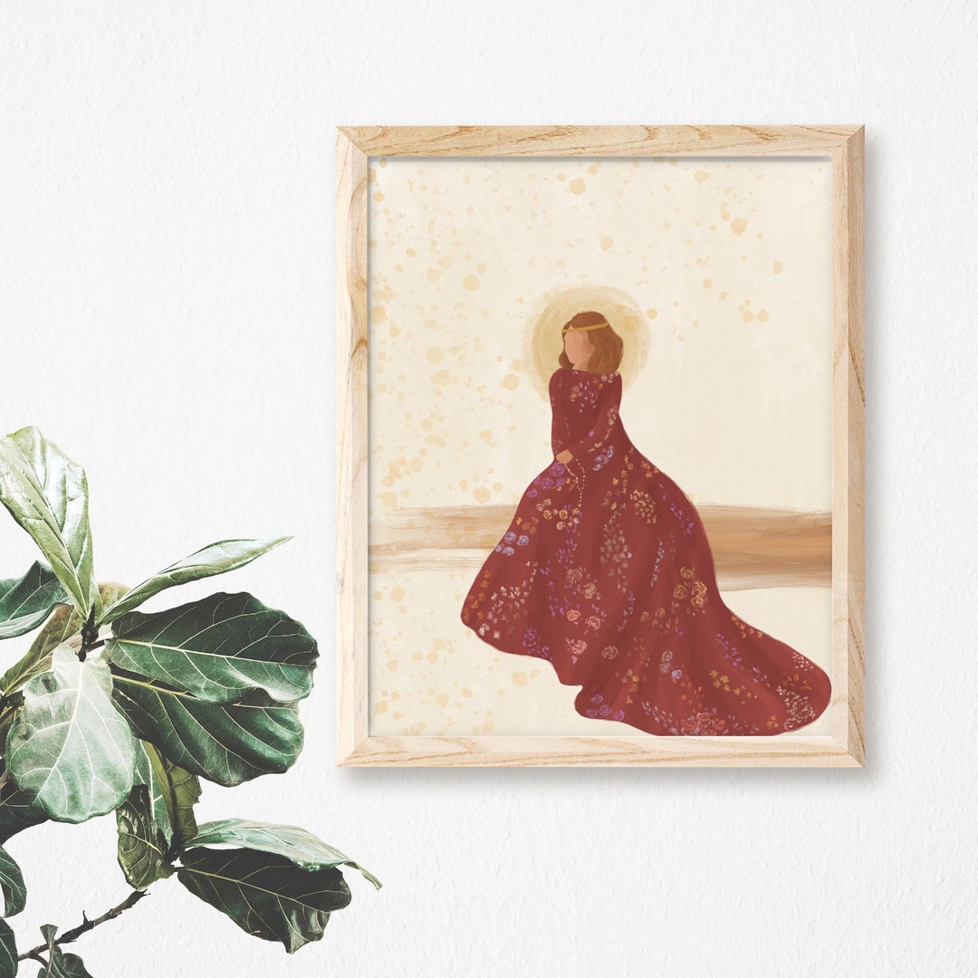 St. Margaret of Scotland Catholic Art Print Religious Home Decor ...