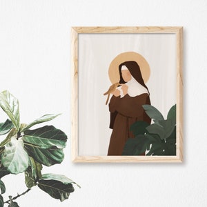 St. Teresa of Avila | Catholic Art Print | Carmelite Nun | St. Teresa of Jesus