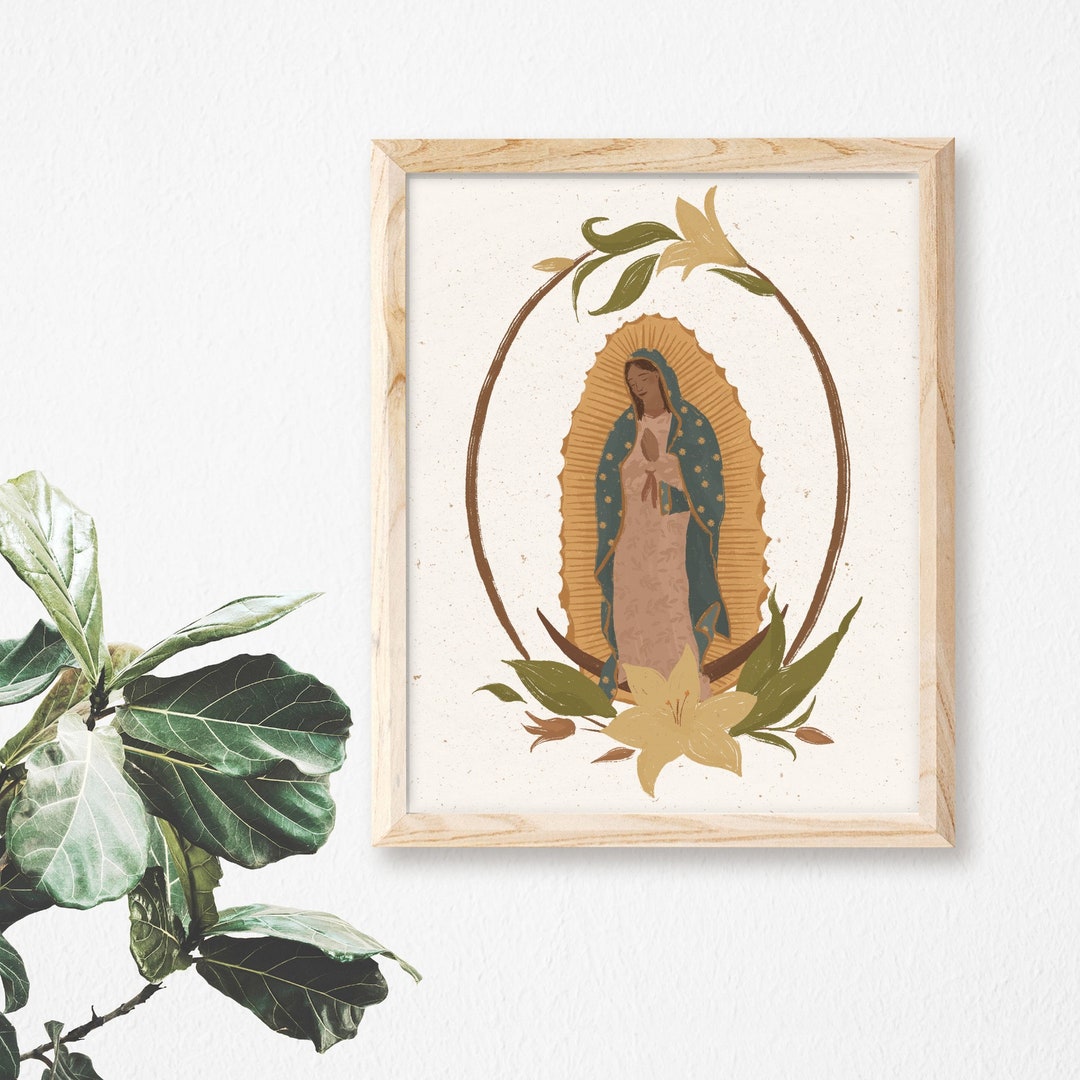 Our Lady of Guadalupe | Catholic Art Print - Etsy