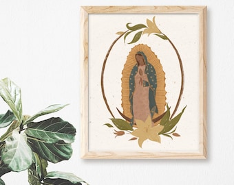 Our Lady of Guadalupe | Catholic Art Print