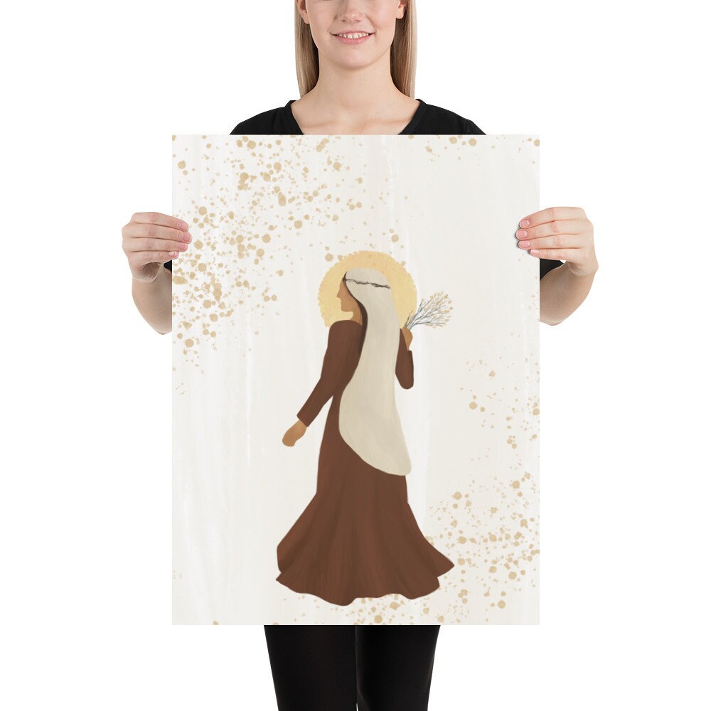 St. Catherine of Siena | Catholic Art Print | Religious Painting | Home ...