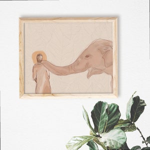 Saint Francis of Assisi | Catholic Art Print | Patron Saint of Animals | Christian Home Decor | Religious Nursery | Gift for Her