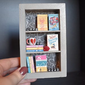 Custom Tiny Bookshelf - Perfect Gift for Book Lovers and Authors